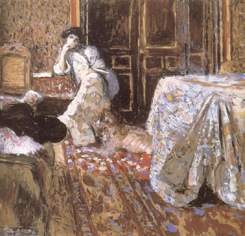 Edouard Vuillard Kimono Ma Seer oil painting image